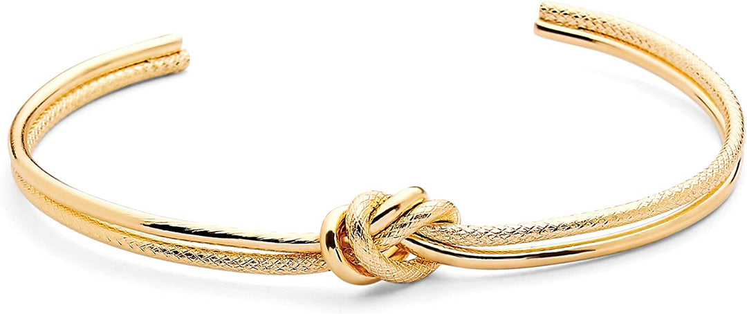 Pera Jewelry 14K Gold and Silver Plated Layered Bracelet Sets, 4 Pieces, Adjustable Layered Link Bracelets Sets, Dainty Link Paperclip Choker Bracelet Cuban Curb Figaro Link Bracelet Sets with Gift Box